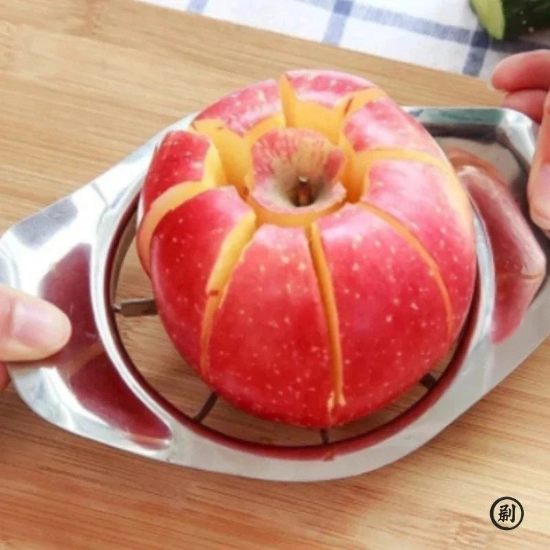 Stainless Steel Apple Cutter Divider Corer Comfort Handle Fruit Slicer Tool