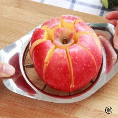 Stainless Steel Apple Cutter Divider Corer Comfort Handle Fruit Slicer Tool