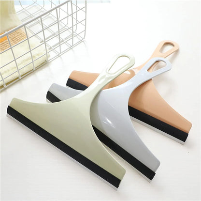 Glass Window Wiper Cleaner Squeegee Shower Screen Mirror Home Car Blade Brush