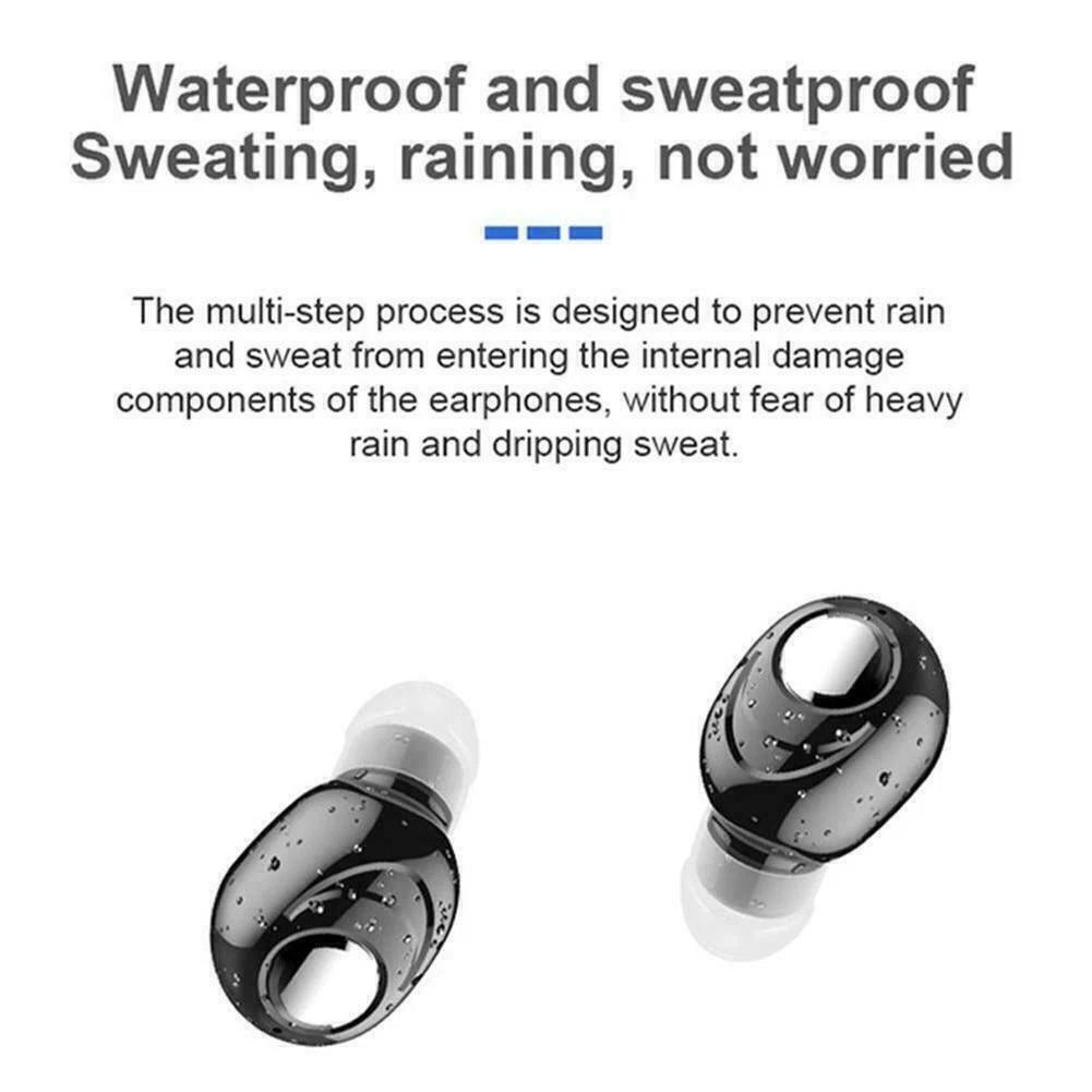 Wireless Bluetooth Earbuds In-Ear Stereo Earphones Headset Headphones Single