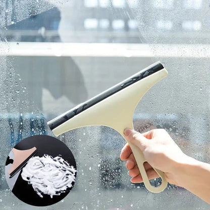 Glass Window Wiper Cleaner Squeegee Shower Screen Mirror Home Car Blade Brush