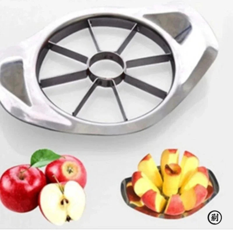 Stainless Steel Apple Cutter Divider Corer Comfort Handle Fruit Slicer Tool