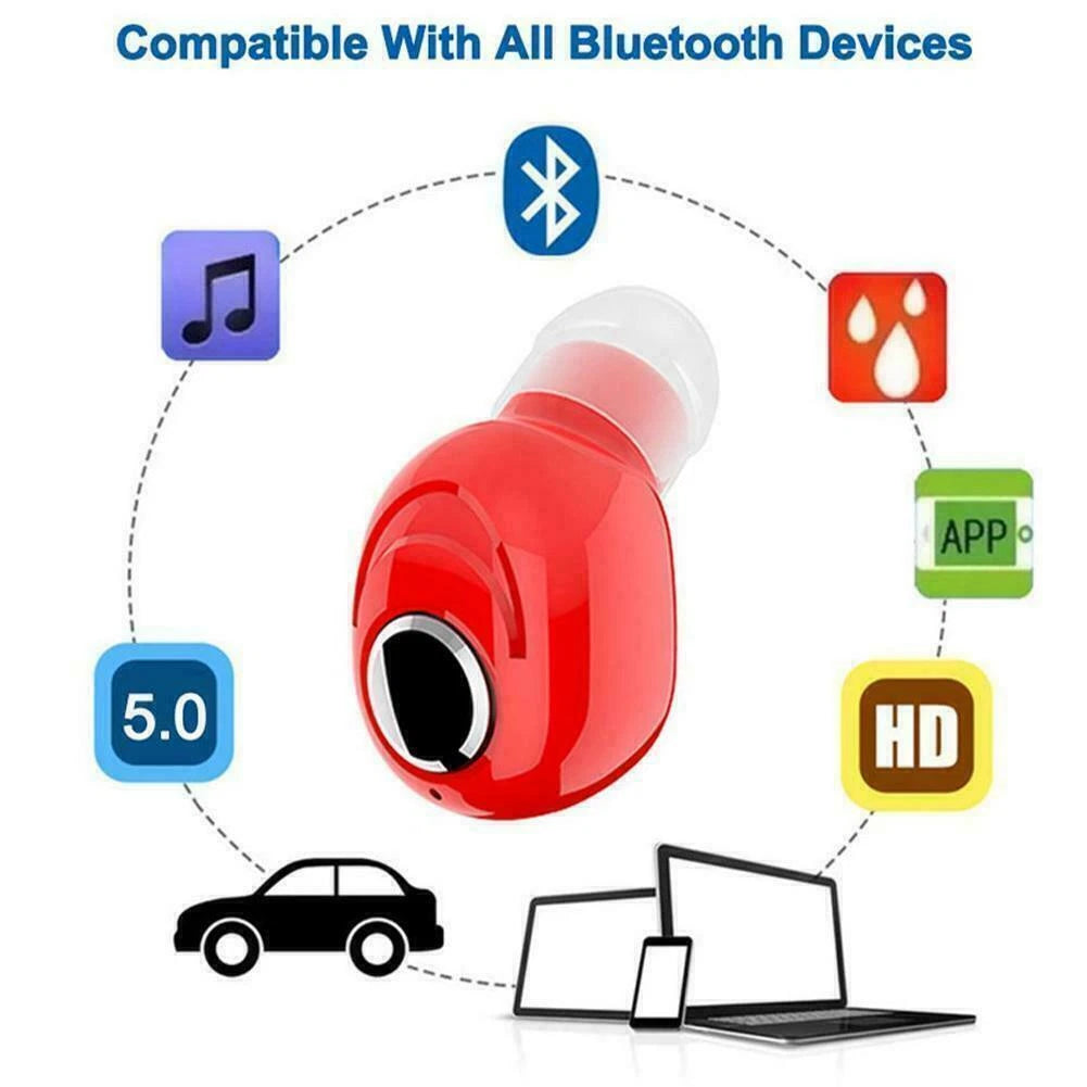 Wireless Bluetooth Earbuds In-Ear Stereo Earphones Headset Headphones Single