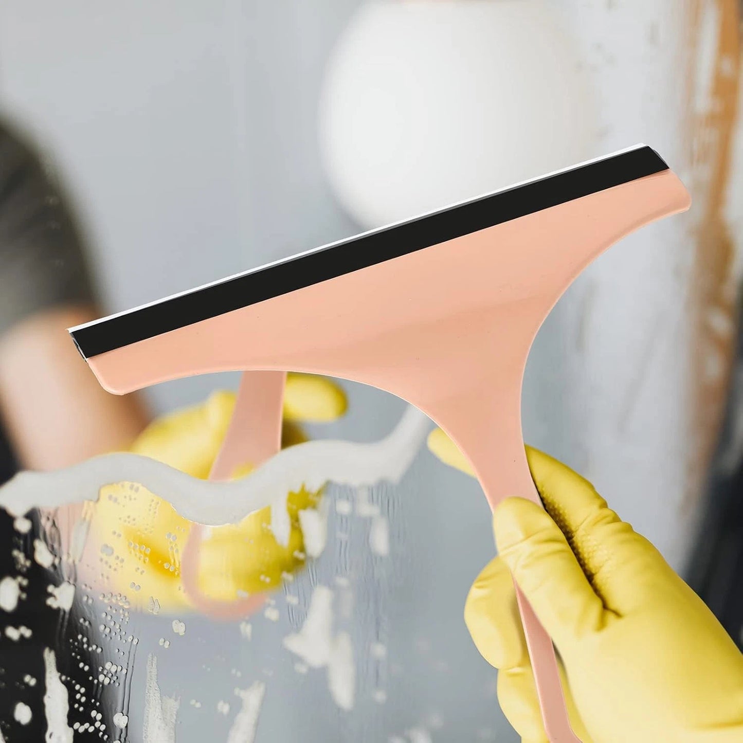 Glass Window Wiper Cleaner Squeegee Shower Screen Mirror Home Car Blade Brush