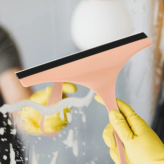 Glass Window Wiper Cleaner Squeegee Shower Screen Mirror Home Car Blade Brush